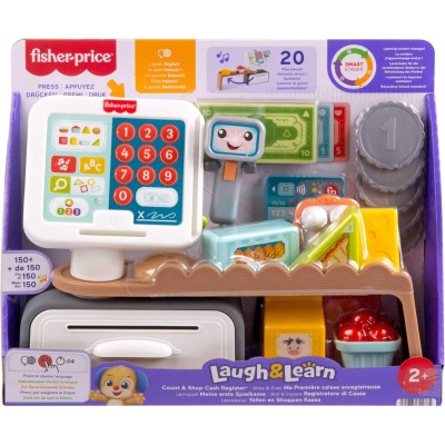 Fisher Price JGX00 Registratore di Cassa oltre 150 canzoni suoni e frasi e 20 accessori inclusi