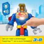 Fisher Price JCT47 Imaginext DC Super Friends Superman Insider e robot 30cm con luci e suoni e accessori