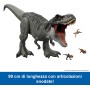Mattel JGB52 Jurassic World La Rinascita- T-Rex Super Colossale con 2 attacchi