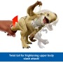 Mattel JGB58 Jurassic World Rebirth - Distortus Rex Ruggito Devastante con movimenti attivati dalla coda per morsi e attacchi