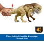 Mattel JGB58 Jurassic World Rebirth - Distortus Rex Ruggito Devastante con movimenti attivati dalla coda per morsi e attacchi