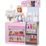 Mattel HXN94 Barbie Caffetteria con 12+ accessori a tema tra cui macchina per caffè e frullati tazze e cibo