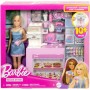 Mattel HXN94 Barbie Caffetteria con 12+ accessori a tema tra cui macchina per caffè e frullati tazze e cibo