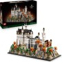 LEGO Architecture 21063 Castello di Neuschwanstein Kit di Modellismo con Torri Cortile e Interni Ricchi di Dettagli