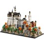 LEGO Architecture 21063 Castello di Neuschwanstein Kit di Modellismo con Torri Cortile e Interni Ricchi di Dettagli