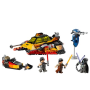 LEGO Star Wars 75414 Snowspeeder Force Burner Astronave con 3 Minifigure con Spade Laser e Moto Speeder