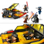 LEGO Star Wars 75414 Snowspeeder Force Burner Astronave con 3 Minifigure con Spade Laser e Moto Speeder