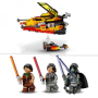 LEGO Star Wars 75414 Snowspeeder Force Burner Astronave con 3 Minifigure con Spade Laser e Moto Speeder