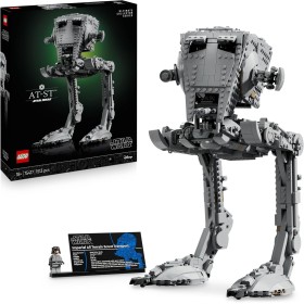 LEGO Star Wars 75417 Walker AT-ST Kit di Modellismo UCS da Esposizione con Minifigure e Targa Informativa LEGO Star Wars 75417 Walker AT-ST Kit di Modellismo UCS da Esposizione con Minifigure e Targa Informativa