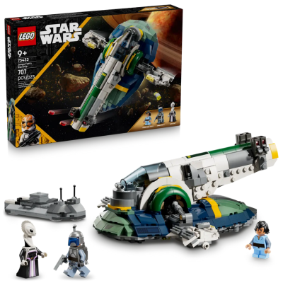 LEGO Star Wars 75433 Astronave di Jango Fett con Ali che Ruotano e 3 Minifigure tra cui Boba Fett
