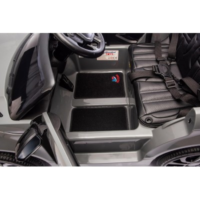 Auto Elettrica Macchina per Bambini 12V Range Rover Evoque con Ruote in Gomma e Tappetini Omaggio