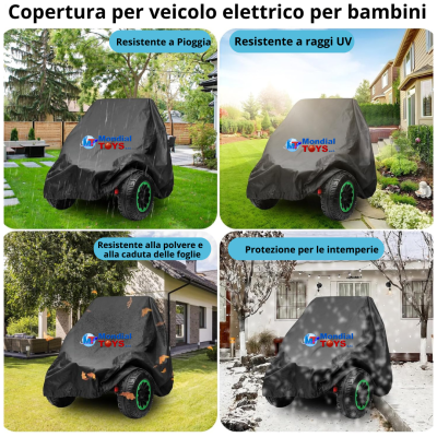 Copertura Telo Auto Giocattolo Bambini Universale – Cover Impermeabile, Anti-UV, per Veicoli Elettrici Esterni e Interni