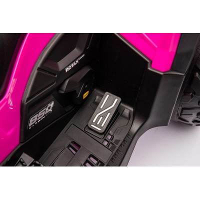Can-Am Renegade 24V Quad Elettrico per Bambini a 2 Posti ATV con Ruote in Gomma 4 Motori Cinture di Sicurezza