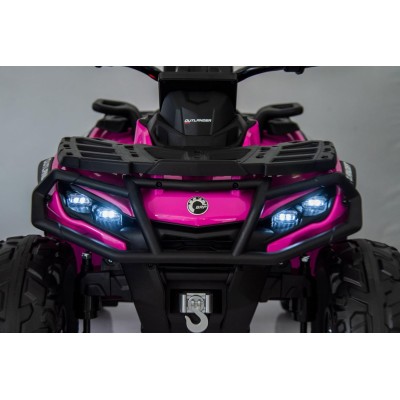 Can-Am Renegade 24V Quad Elettrico per Bambini a 2 Posti ATV con Ruote in Gomma 4 Motori Cinture di Sicurezza