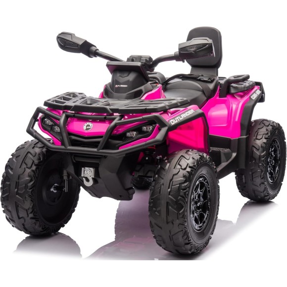 Can-Am Renegade 24V Quad Elettrico per Bambini a 2 Posti ATV con Ruote in Gomma 4 Motori Cinture di Sicurezza