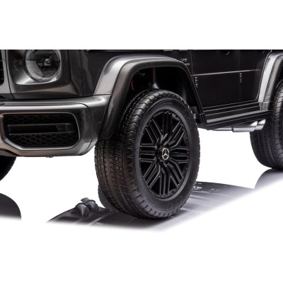 Mercedes AMG G63 Maxi 24V Auto Elettrica per Bambini 2 Posti con 4 Motori Telecomando Sedile in Pelle e Ruote in Gomma