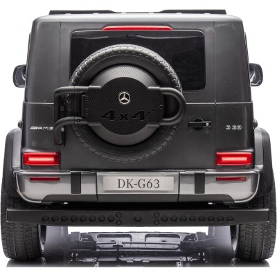 Mercedes AMG G63 Maxi 24V Auto Elettrica per Bambini 2 Posti con 4 Motori Telecomando Sedile in Pelle e Ruote in Gomma