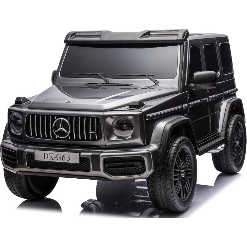 Mercedes AMG G63 Maxi 24V Auto Elettrica per Bambini 2 Posti con 4 Motori Telecomando Sedile in Pelle e Ruote in Gomma