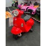 Piaggio Mini Vespa GTS Elettrica per Bambini con Sedile in Pelle Batteria 6Volt Nuova da Esposizione