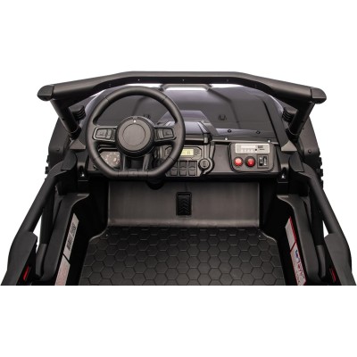 Macchina Elettrica per Bambini 2 Posti Honda Talon 24V Maxi Buggy con Ruote in Gomma e 4 Motori Potenti