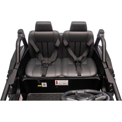 Macchina Elettrica per Bambini 2 Posti Honda Talon 24V Maxi Buggy con Ruote in Gomma e 4 Motori Potenti