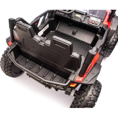 Macchina Elettrica per Bambini 2 Posti Honda Talon 24V Maxi Buggy con Ruote in Gomma e 4 Motori Potenti