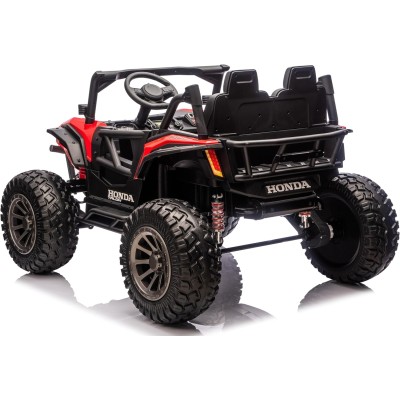 Macchina Elettrica per Bambini 2 Posti Honda Talon 24V Maxi Buggy con Ruote in Gomma e 4 Motori Potenti