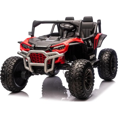 Macchina Elettrica per Bambini 2 Posti Honda Talon 24V Maxi Buggy con Ruote in Gomma e 4 Motori Potenti