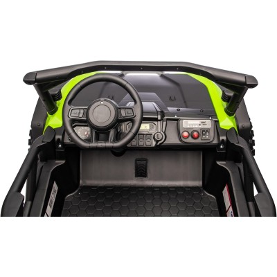 Macchina Elettrica per Bambini 2 Posti Honda Talon 24V Maxi Buggy con Ruote in Gomma e 4 Motori Potenti