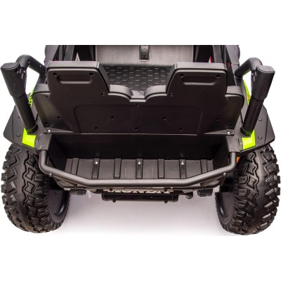 Macchina Elettrica per Bambini 2 Posti Honda Talon 24V Maxi Buggy con Ruote in Gomma e 4 Motori Potenti