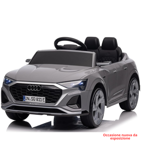 NUOVO DA ESPOSIZIONE Auto Macchina Elettrica per Bambini 12V Audi SQ8 e-tron Sportback con Telecomando