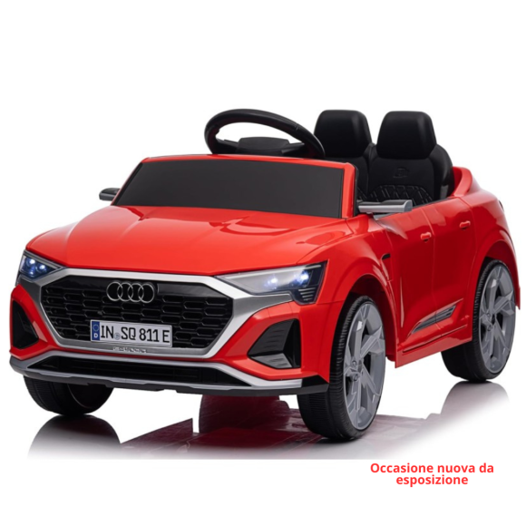NUOVO DA ESPOSIZIONE Auto Macchina Elettrica per Bambini 12V Audi SQ8 e-tron Sportback con Telecomando