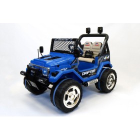Mondial Toys Auto ELETTRICA 12V Drifter per Bambini 2 POSTI con Telecomando Sedile in Pelle Full Optional Blu Mondial Toys Auto ELETTRICA 12V Drifter per Bambini 2 POSTI con Telecomando Sedile in Pelle Full Optional Blu