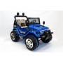 Mondial Toys Auto ELETTRICA 12V Drifter per Bambini 2 POSTI con Telecomando Sedile in Pelle Full Optional Blu