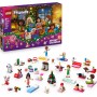 LEGO Friends 42668 Calendario dell'Avvento 2025 Conto alla Rovescia con 24 Sorprese tra cui 5 Minifigure e 5 Animali
