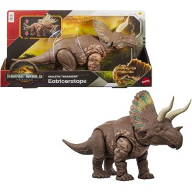 Mattel JGB93 Jurassic World La Rinascita Predatori Giganti Eotriceratopo con 2 attacchi furiosi attivati dalla coda Mattel JGB93 Jurassic World La Rinascita Predatori Giganti Eotriceratopo con 2 attacchi furiosi attivati dalla coda
