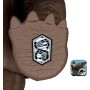 Mattel JGB93 Jurassic World La Rinascita Predatori Giganti Eotriceratopo con 2 attacchi furiosi attivati dalla coda