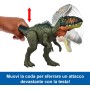 Mattel JCL75 Jurassic World La Rinascita Predatori Giganti Tirannotitano con 2 attacchi furiosi attivati dalla coda