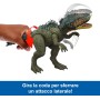 Mattel JCL75 Jurassic World La Rinascita Predatori Giganti Tirannotitano con 2 attacchi furiosi attivati dalla coda
