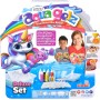 Simba 106322563 Aqua Gelz Deluxe Set creativo con 9 bottiglie di gel 6 forme 6 accessori per acqua Glow in the dark e glitter