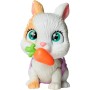 Simba 105953052 Pamper Petz Coniglietto beve e bagna con pannolino zampina gender reveal e 3 accessori