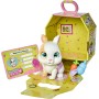 Simba 105953052 Pamper Petz Coniglietto beve e bagna con pannolino zampina gender reveal e 3 accessori