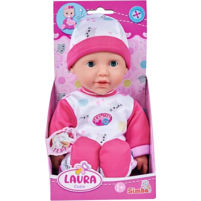 Simba 105140004 Laura Bambola con corpo morbidoda 30cm con 5 funzioni sonore