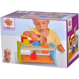 Simba Eichhorn 100005090 Banchetto Gioco Incastri con Martello Simba Eichhorn 100005090 Banchetto Gioco Incastri con Martello