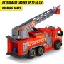 Simba 203719031 Dickie Toys Volvo FMX Giant Fire Truck 57cm Camion dei Pompieri con Acqua Scala Luci e Suoni