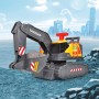 Simba 203725012 Dickie Toys Volvo Escavatore Power Excavator 30cm Escavatore con ruota libera controllo leva luci e suoni