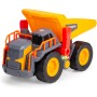 Simba 203725013 Dickie Toys Camion ribaltabile Volvo Power Dump 30cm con ruota libera controllo leva luci e suoni