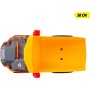 Simba 203725013 Dickie Toys Camion ribaltabile Volvo Power Dump 30cm con ruota libera controllo leva luci e suoni