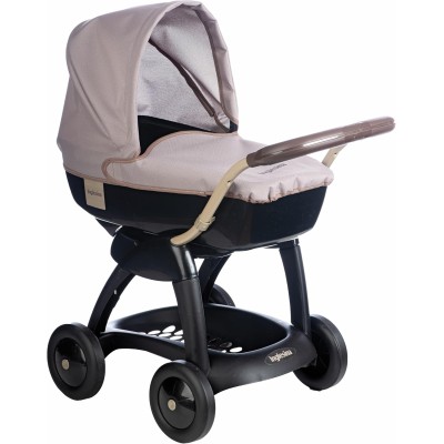 Smoby 7600251183 Inglesina Carrozzina Baby Iridio con capottina reclinabile telaio in metallo e plastica