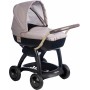 Smoby 7600251183 Inglesina Carrozzina Baby Iridio con capottina reclinabile telaio in metallo e plastica